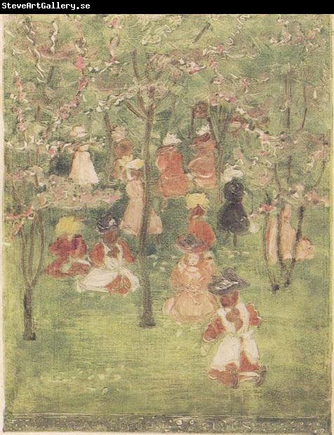 Maurice Prendergast Spring in Franklin Park